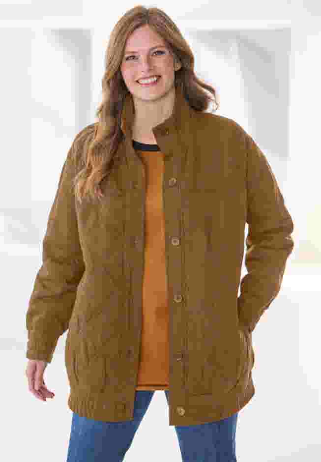 Quilted Easy Fleece Jacket image number 0
