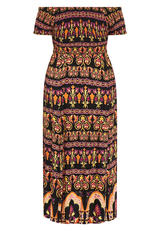 Raelynn Border Dress image number 4