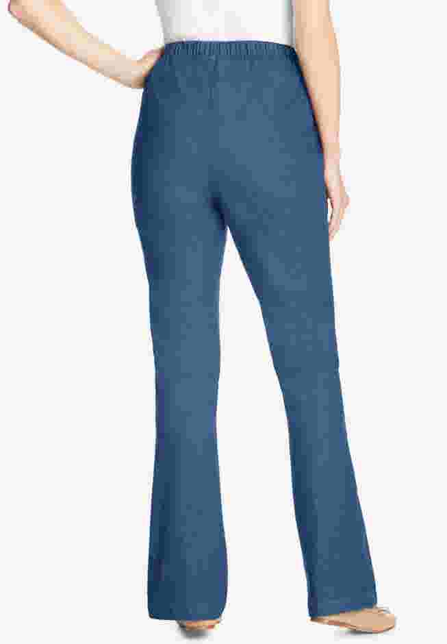 Fineline Stretch Denim Pull-On Bootcut Jeans image number 1