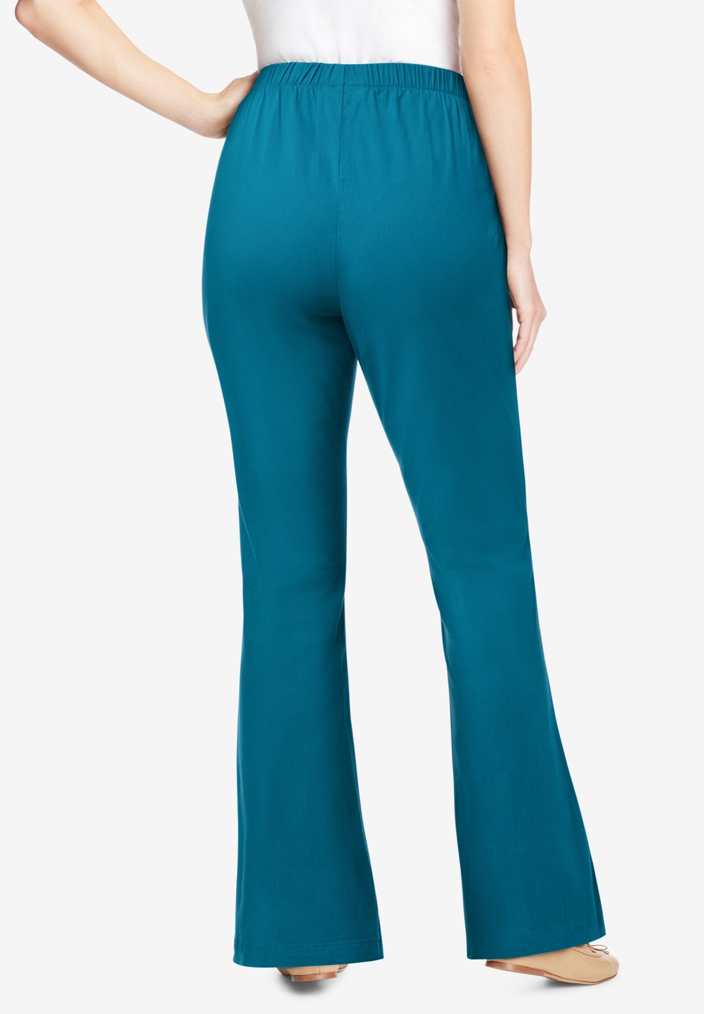 Fineline Stretch Denim Pull-On Bootcut Jeans image number 1