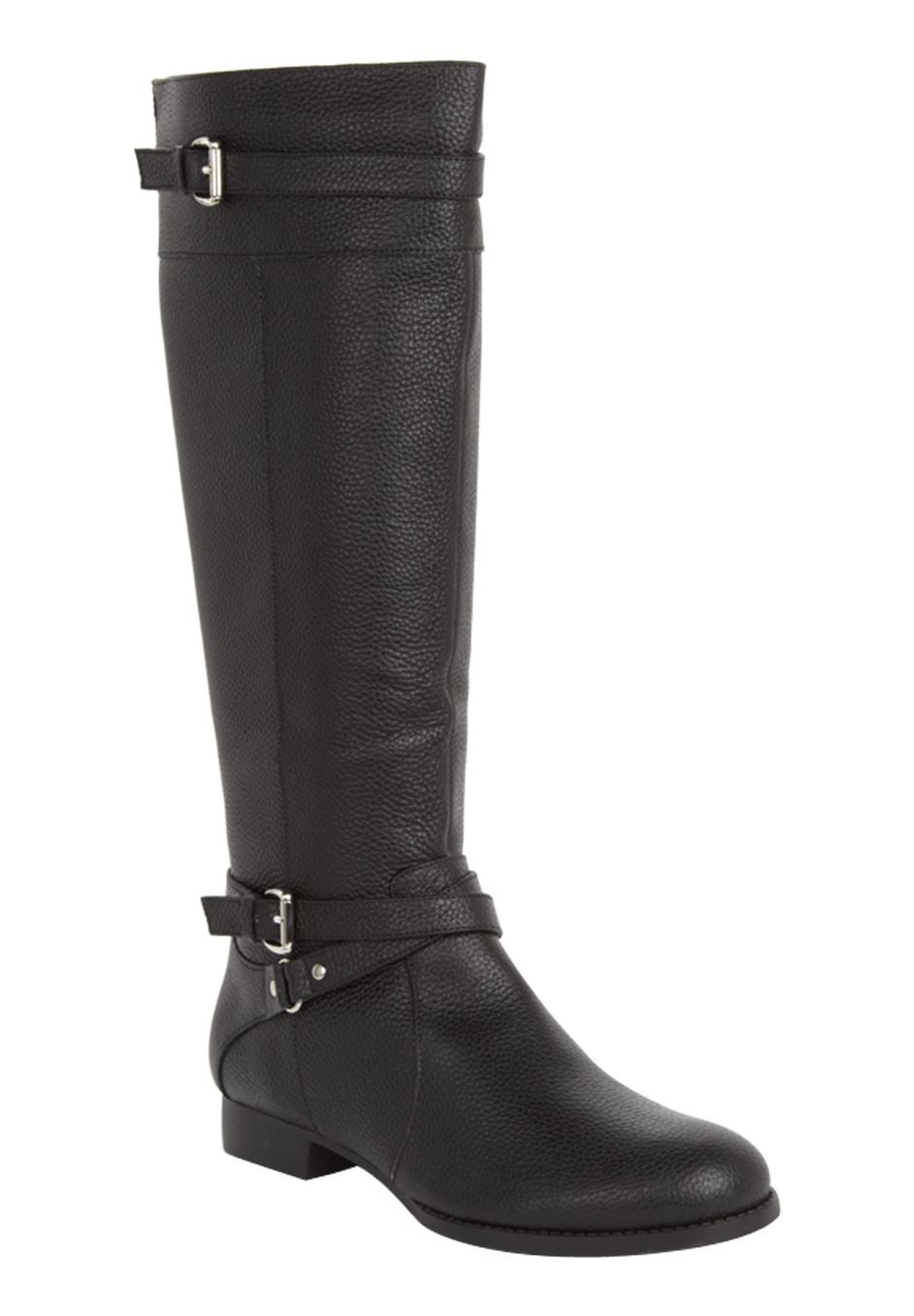The Janis Tall Regular Calf Leather Boot By Comfortview image number 0