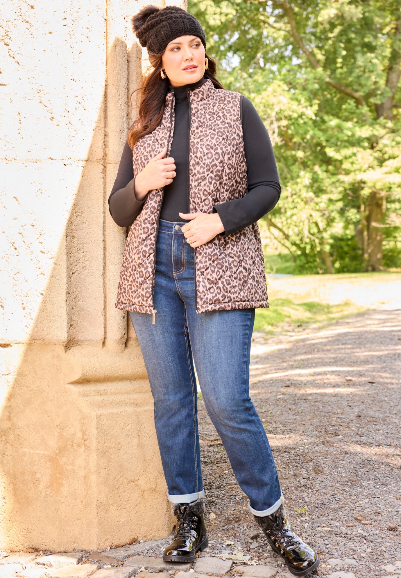 Quilted Puffer Vest image number 2