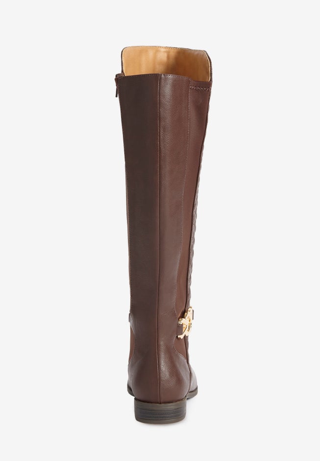 The Viona Tall Wide Calf Boot By Comfortview image number 1
