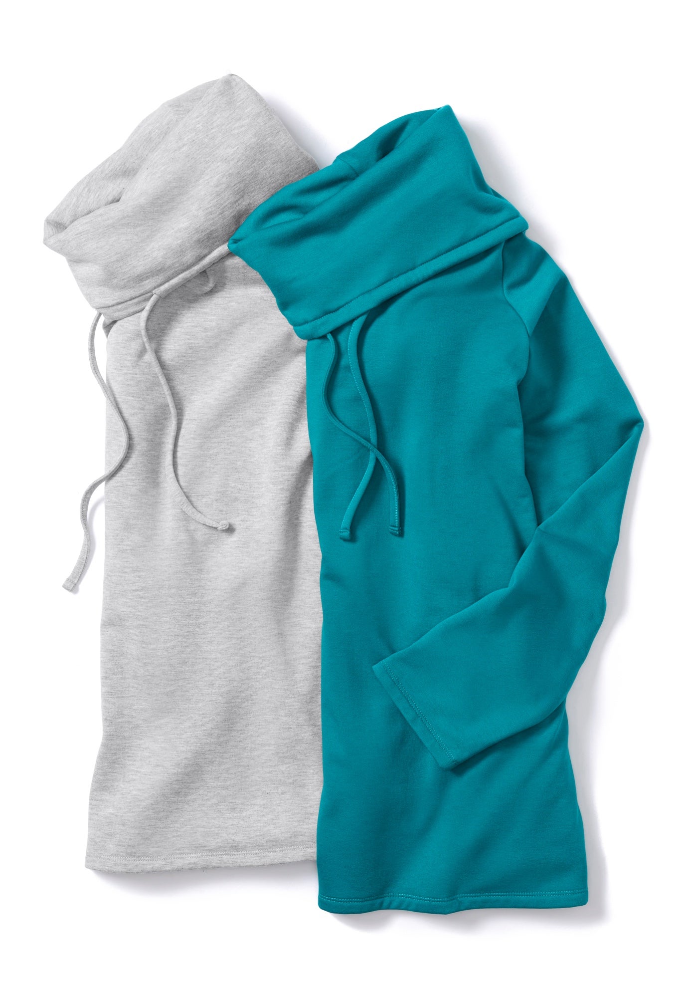 Comfort+ Fleece Cowl Neck Sweatshirt image number 2