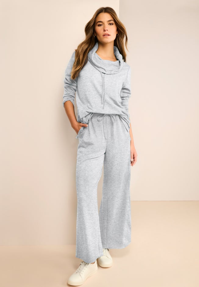 Comfort+ Fleece Cowl Neck Sweatshirt image number 1