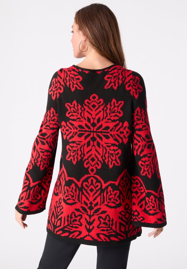 Fair Isle Boatneck Sweater image number 1