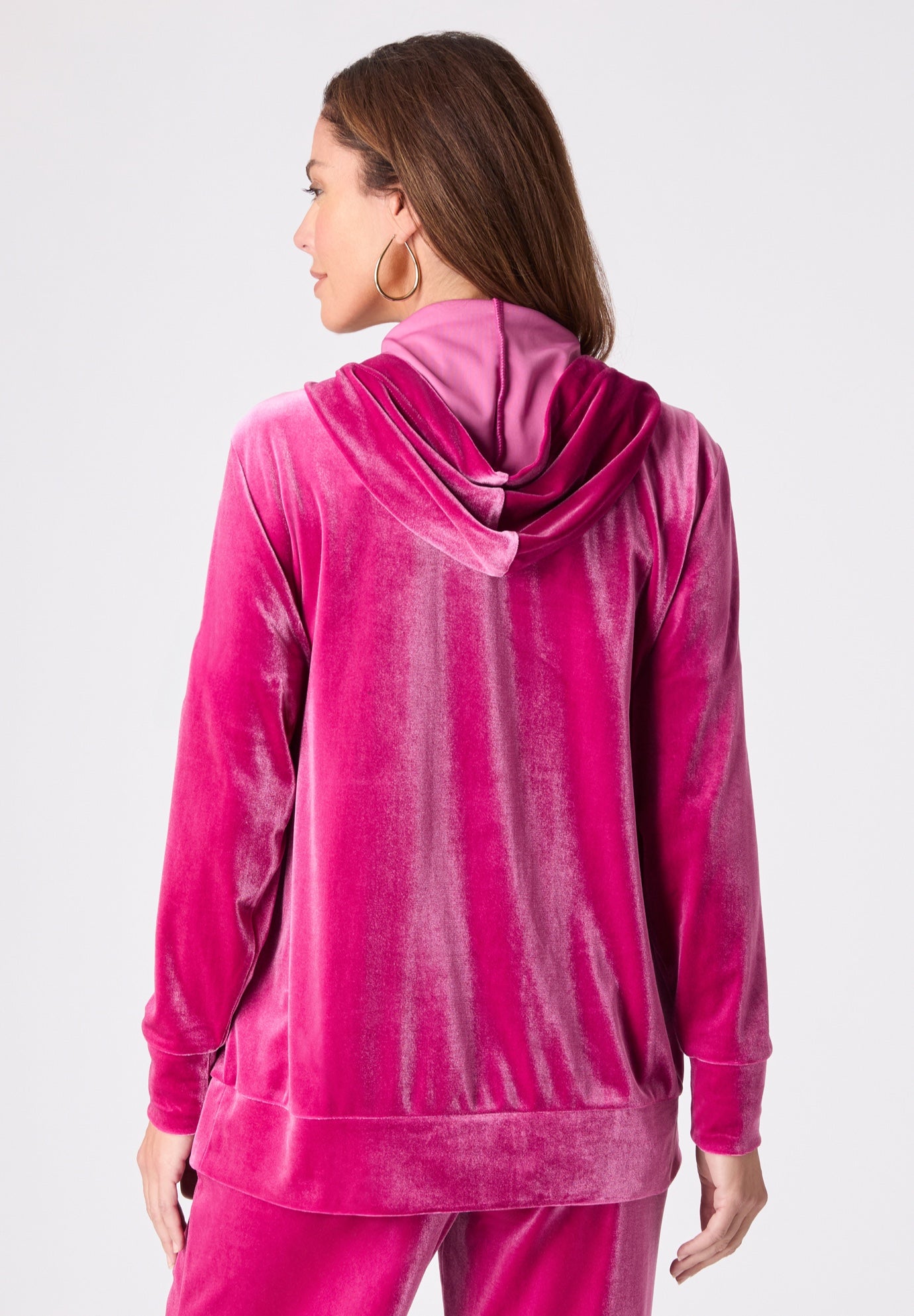 Velour Hoodie And Jogger Set image number 1