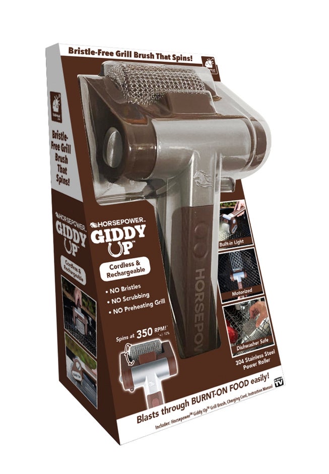 Horsepower&trade; Giddy Up&trade; Bristle-Free Grill Brush image number 1
