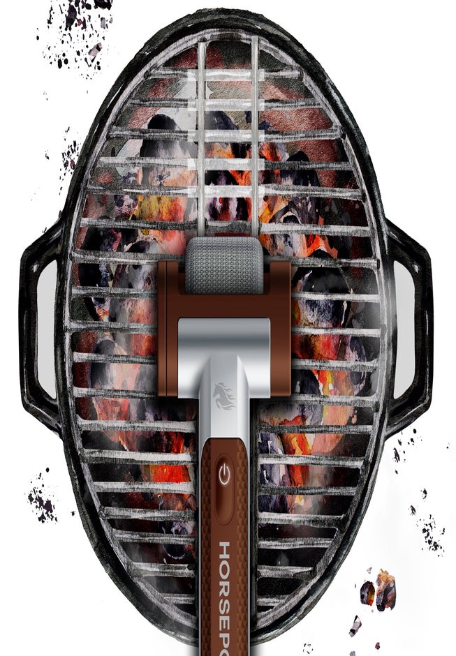 Horsepower&trade; Giddy Up&trade; Bristle-Free Grill Brush image number 2