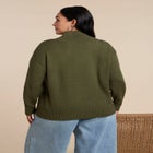 Overlap Mockneck Sweater image number null