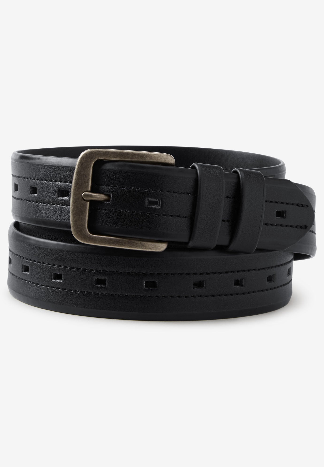 Stitched Leather Belt image number 0