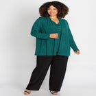 Shimmer Knit 3-Piece Pant Suit image number 0