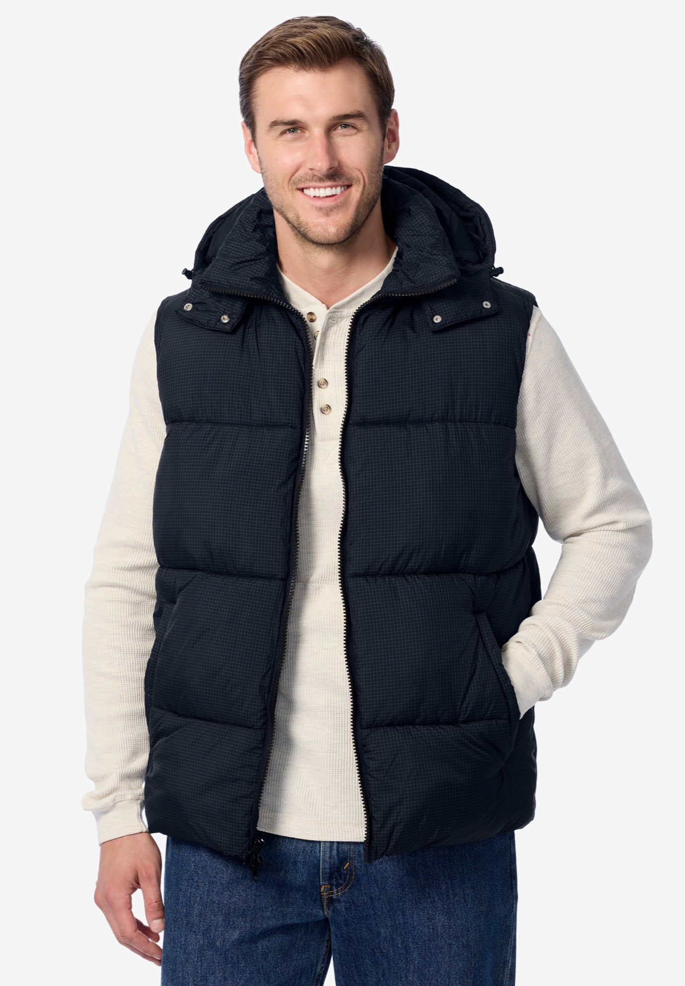 Quilted Puffer Vest image number 1