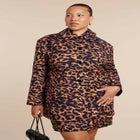 Leopard Print Jacket image number null