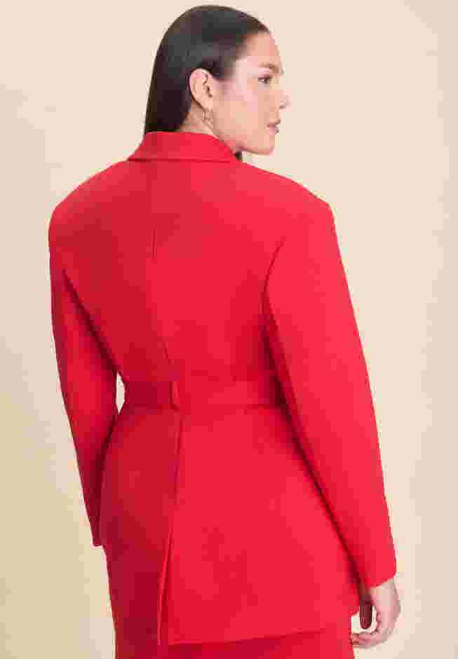 Belted Ponte Blazer image number 2