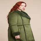 Long Sherpa Lined Coat image number 2