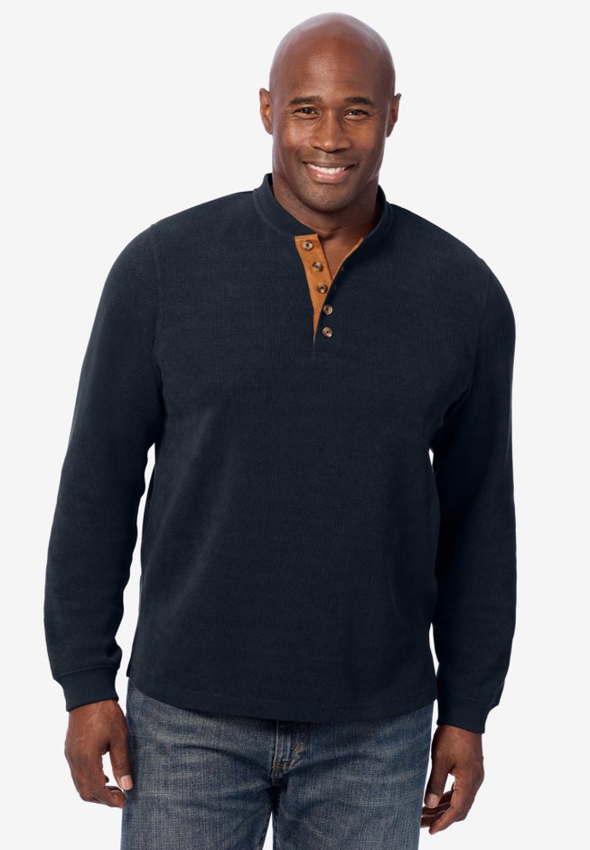 Soft Waffle Henley image number 3