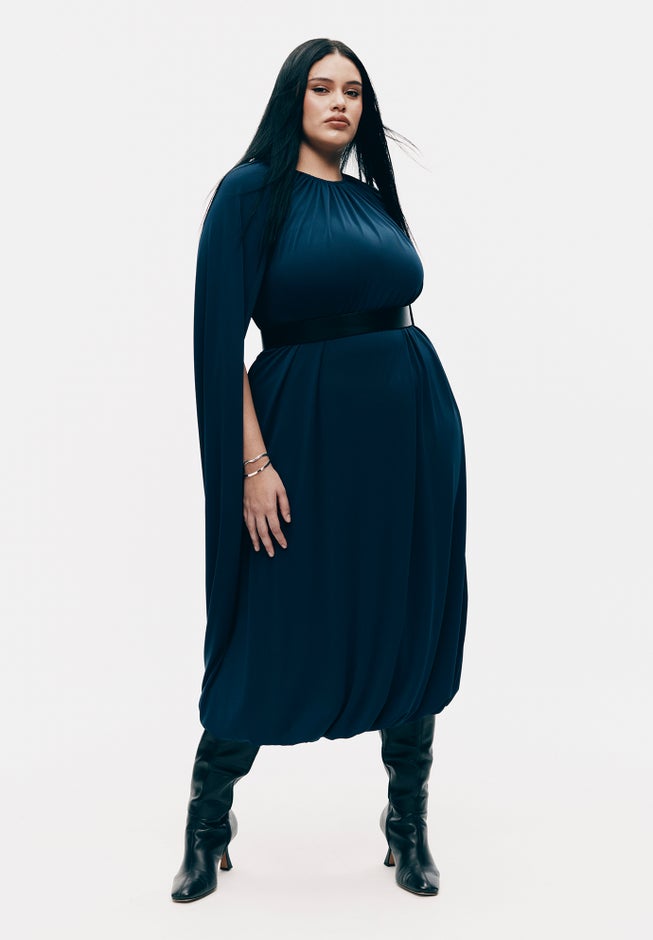 Cape Bubble Dress image number 0