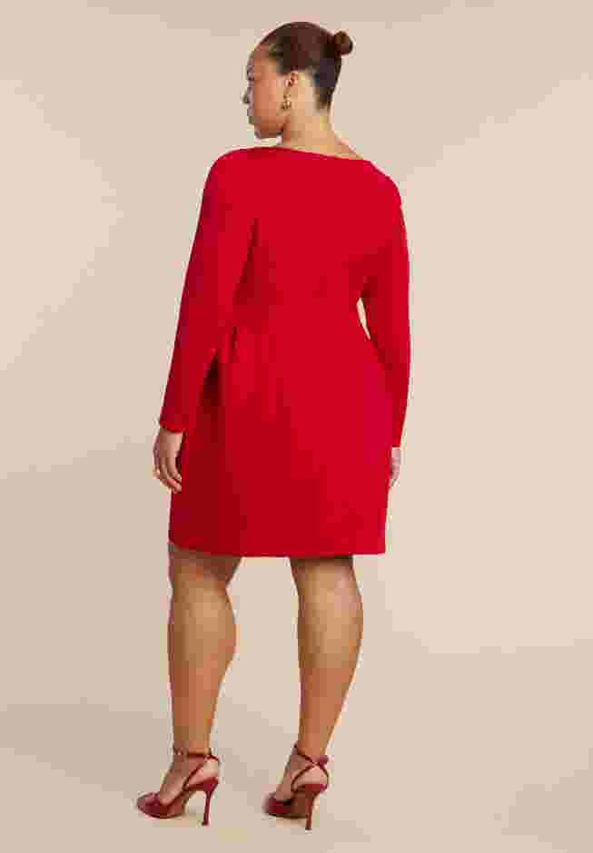 Long Sleeve Pocket Mini Dress image number 1