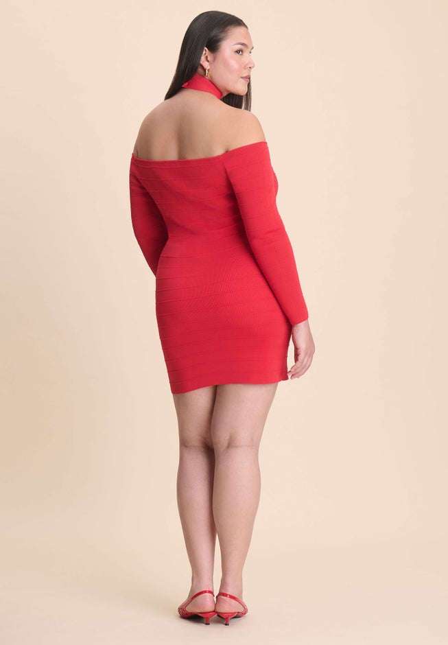 Mini Fitted Bandage Dress image number 2