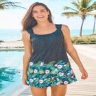 Smocked Swim Dress Set image number 0