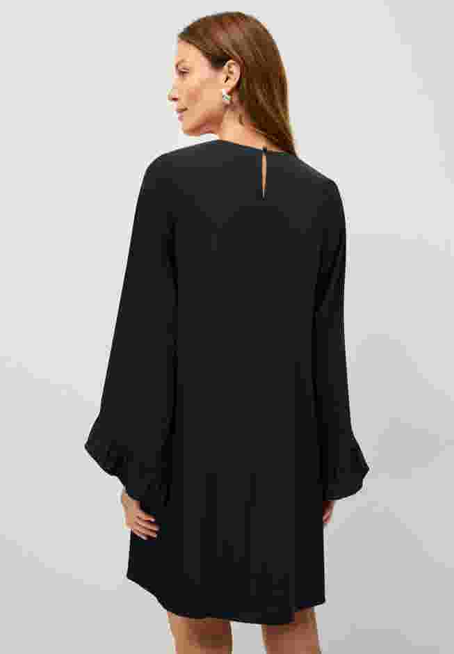 Long Ruffle Sleeve A-line Dress image number 1