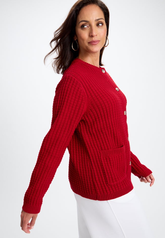 Boxy Stitch Cardigan image number 2