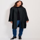 Detachable Fringe Scarf Coat image number null