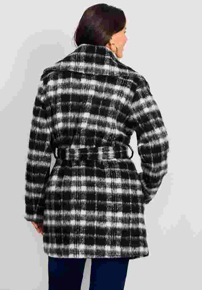 Wing Collar Belted Coat image number 1