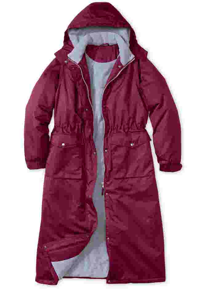 Longer Length Microfiber Parka image number 1