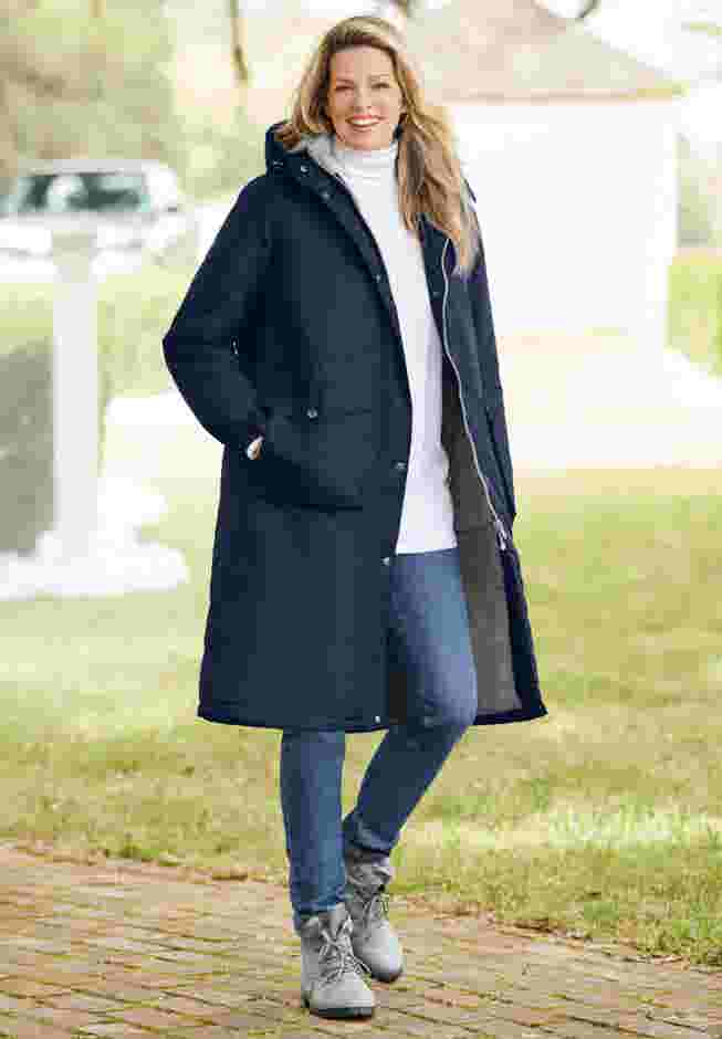 Longer Length Microfiber Parka image number 0