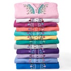 Embroidered Thermal Henley Tee image number null