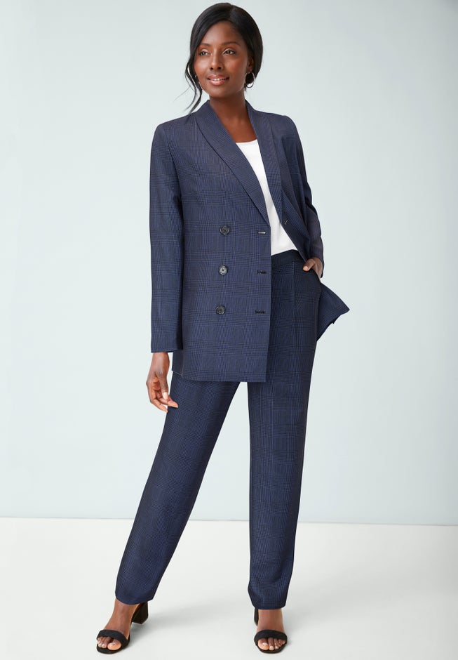 2-Piece Double-Breasted Pantsuit image number 0