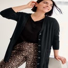 Long Button Front Cardigan image number null
