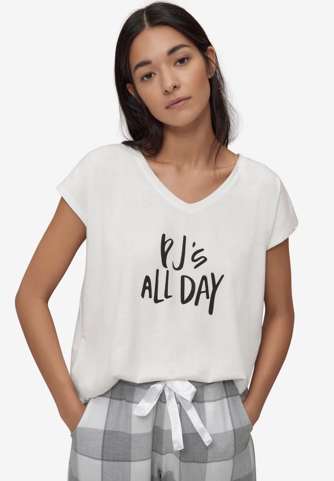 Screen-Print Sleep Tee image number 3