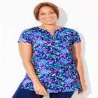 Chlorine Resistant Short Sleeve Swim Tunic image number null