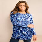 Plus Size Ultimate Cotton Crewneck Long Sleeve Tee image number null