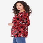 Plus Size Ultimate Cotton Crewneck Long Sleeve Tee image number null