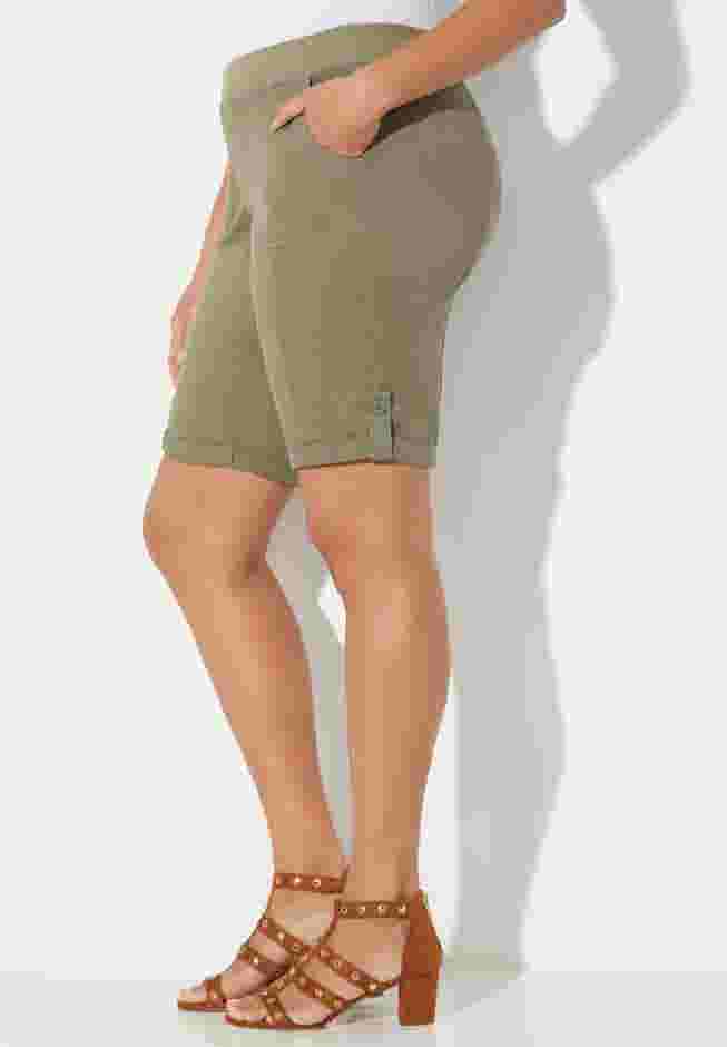 Stretch Knit Waist Cargo Short image number 1