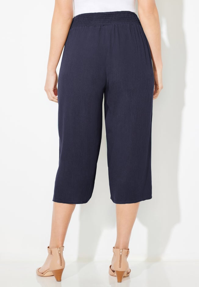 Gauze Pull-On Capri image number 1