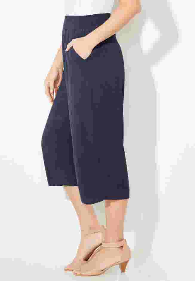 Gauze Pull-On Capri image number 2