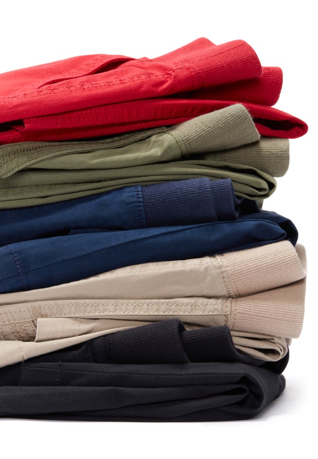 Stretch Knit Waist Cargo Capri image number 4