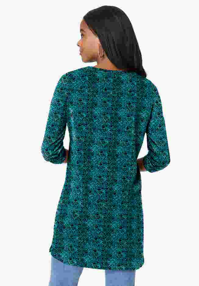 Ultimate Long Sleeve V Neck Tunic image number 1