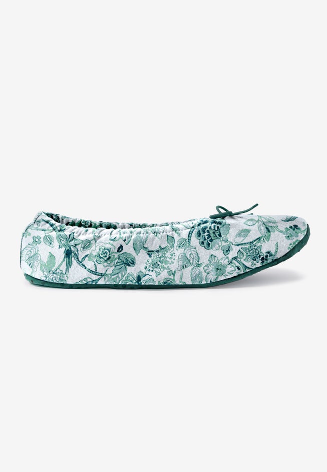 Dreams & Co.&reg; Knit Ballerina Slipper image number 3