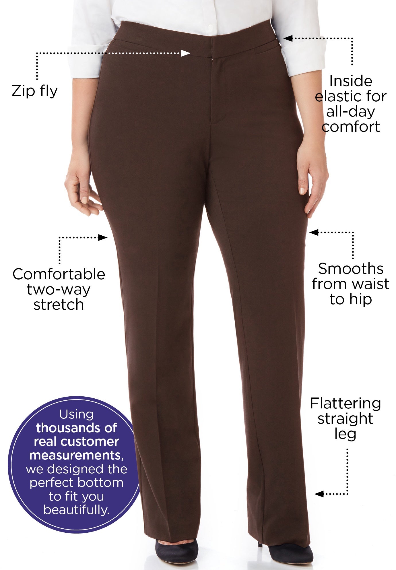 Right Fit&reg; Pant (Curvy) image number 1