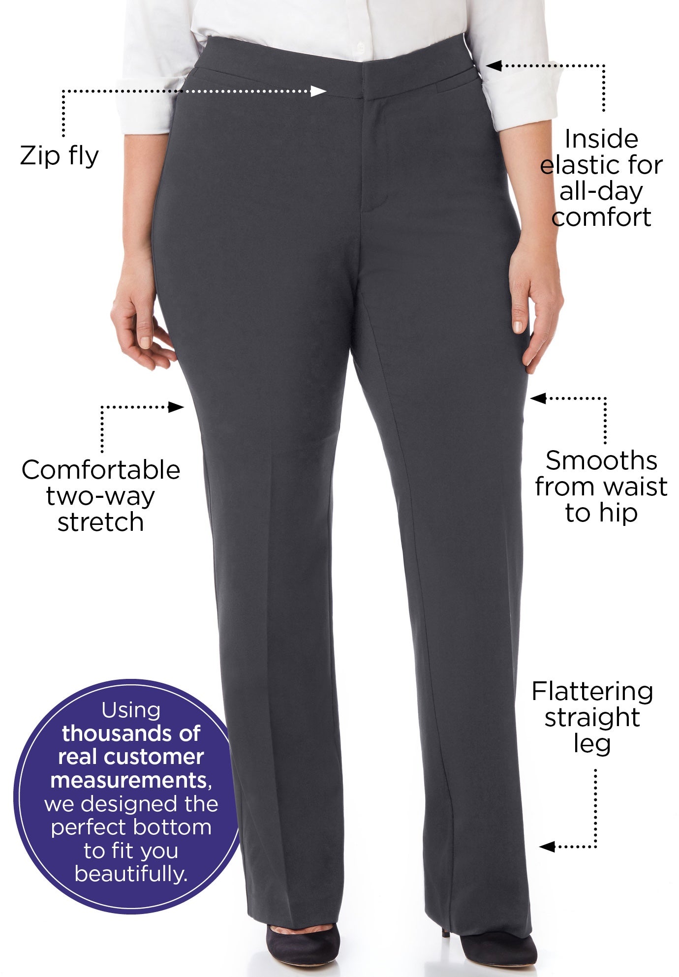 Right Fit&reg; Pant (Curvy) image number 1