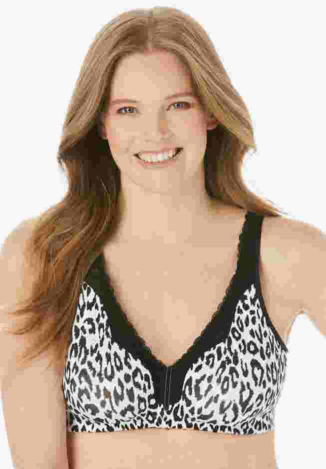 Fashion No-Wire Cotton Comfort Bra image number 0