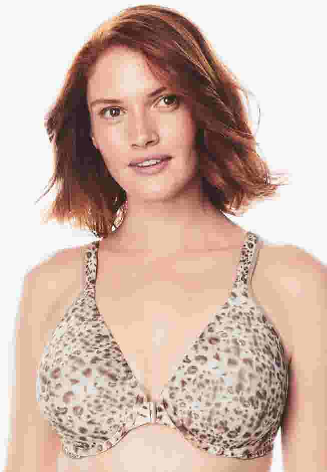 Brigitte Racerback Front-Close Seamless Underwire Bra image number 0