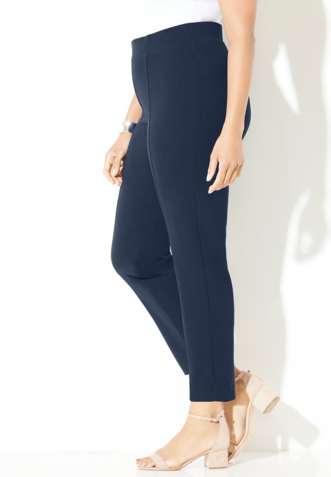 Crepe Knit Pull-On Pant image number 2