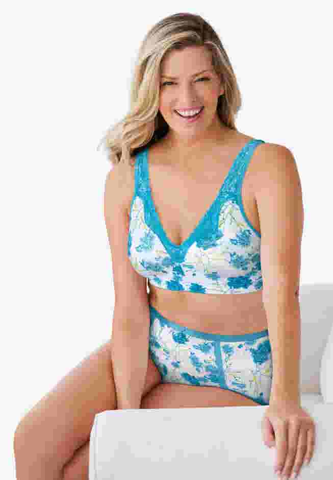 Cotton Comfort Wireless Bra image number 4
